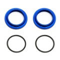 Picture of Team Associated 12mm Big Bore Threaded Collar (Blue) (2)