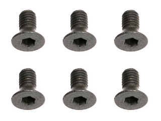 Picture of Team Associated 3x0.5x6mm Flat Head Hex Screw (6)