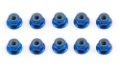 Picture of Team Associated Factory Team 4mm Locknut (Blue) (10)