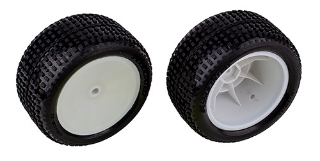 Picture of Team Associated RB10 RTR Front Pre-Mounted Tires (White) (2)