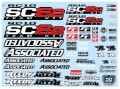 Picture of Team Associated RC10 SC6.2 Decal Sheet