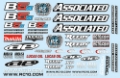 Picture of Team Associated RC10B5M Factory Lite Decal Sheet