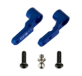 Picture of Team Associated RC10B6 Factory Team Aluminum Steering Bellcrank (Blue) (+3mm)