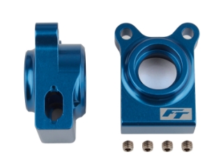 Picture of Team Associated RC10B74.1 Factory Team Aluminum Rear Hubs (Blue)