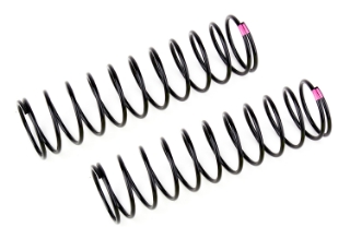 Picture of Team Associated RC8B Rear V2 Shock Spring Set (Pink - 3.7lb/in) (2)