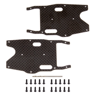 Picture of Team Associated RC8B3.1 Factory Team Graphite Rear Arm Stiffeners