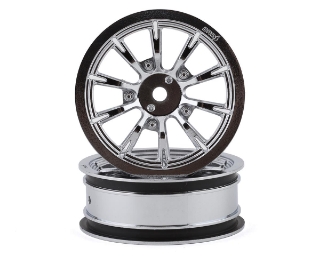 Picture of DragRace Concepts AXIS 2.2" Drag Racing Front Wheels w/12mm Hex (Chrome) (2)