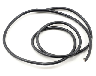 Picture of ProTek RC 12awg Black Silicone Hookup Wire (1 Meter)