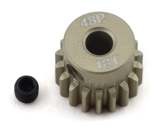 Picture of ProTek RC 48P Lightweight Hard Anodized Aluminum Pinion Gear (3.17mm Bore) (18T)