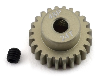 Picture of ProTek RC 48P Lightweight Hard Anodized Aluminum Pinion Gear (3.17mm Bore) (24T)