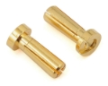 Picture of ProTek RC 4mm Low Profile "Super Bullet" Solid Gold Connectors (2 Male)