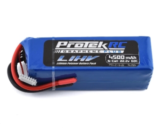 Picture of ProTek RC 6S 60C Si-Graphene + HV LiPo Battery (22.2V/4500mah)