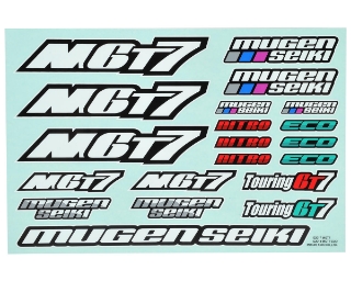 Picture of Mugen Seiki MGT7 / MGT7E Decal Sheet