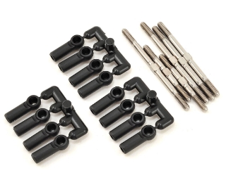 Picture of Lunsford "Super Duty" Kyosho LAZER ZX6.6 Titanium Turnbuckle Kit w/Ball Cups (6)