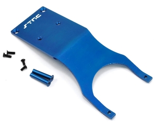 Picture of ST Racing Concepts Aluminum Front Skid Plate Set (w/steering posts) (Blue)