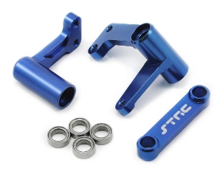 Picture of ST Racing Concepts Aluminum Steering Bellcrank Set (w/bearings) (Blue)