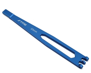 Picture of ST Racing Concepts Aluminum TRX-4 Battery Hold Down Plate (Blue)
