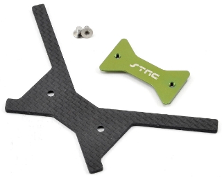 Picture of ST Racing Concepts Aluminum/Graphite Battery Plate (Green)