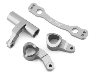 Picture of ST Racing Concepts Arrma 6S Aluminum HD Steering Bellcrank Set (Silver)