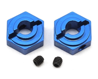 Picture of ST Racing Concepts Arrma Aluminum Rear Hex Adapters (2) (Blue)