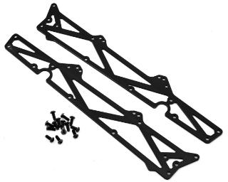 Picture of ST Racing Concepts Arrma Aluminum TVP Chassis Side Plates w/Hardware (2) (Black)