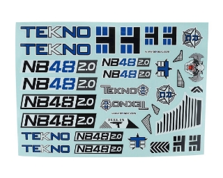 Picture of Tekno RC NB48 2.0 Decal Sheet