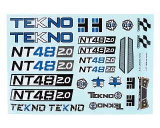 Picture of Tekno RC NT48 2.0 Decal Sheet