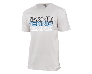 Picture of Tekno RC Stacked Logo T-Shirt (Light Grey) (2XL)