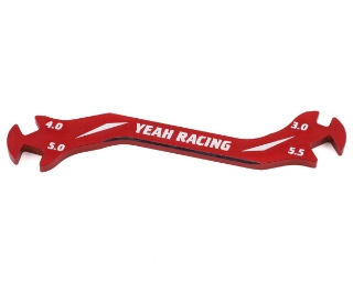 Picture of Yeah Racing Aluminum Turnbuckle Wrench (Red) (3, 4, 5, 5.5mm)