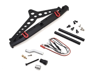 Picture of Yeah Racing Aluminum Rear Bumper w/Spare Tire Mount