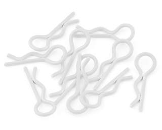 Picture of Yeah Racing Body Clips (White) (10) (1/10 or 1/8 Scale)