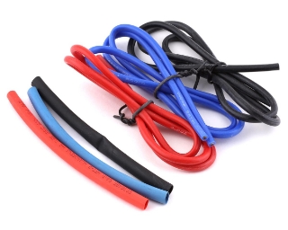 Picture of Yeah Racing Silicone Wire Set (Red, Black & Blue) (3) (1.9') (14AWG)