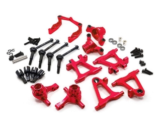 Picture of Yeah Racing Tamiya TT-02 Aluminum Essential Upgrade Set (Red)