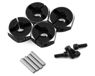 Picture of Yeah Racing Aluminum Clamping 12mm Hex (Black) (4) (5.5mm)