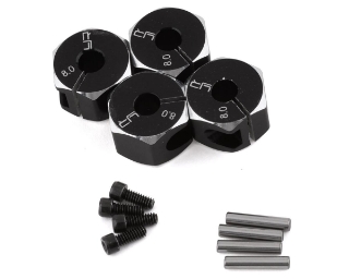 Picture of Yeah Racing Aluminum Clamping 12mm Hex (Black) (4) (8mm)
