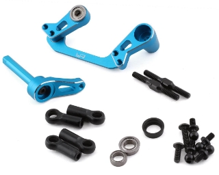 Picture of Yeah Racing Tamiya CC-01 Aluminum Bearing Supported Steering Rack (Blue)