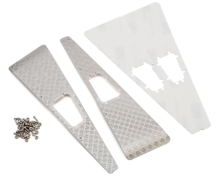 Picture of Yeah Racing Traxxas TRX-4 Stainless Steel Diamond Plate Front Hood Panels