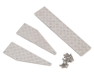 Picture of Yeah Racing Traxxas TRX-4 Stainless Steel Diamond Plate Rear Bumper Panels
