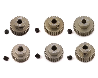 Picture of Yeah Racing Hard Coated 64P Aluminum Pinion Gear Set (29, 30, 31, 32, 33, 34T)