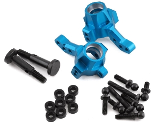 Picture of Yeah Racing Tamiya TT-02 Aluminum RWD Drift Steering Knuckle Set (Blue) (2)