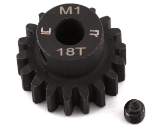 Picture of Yeah Racing Hardened Steel Mod 1 Pinion Gear (5mm Bore) (18T)
