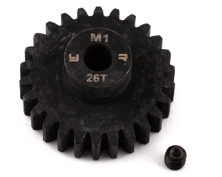 Picture of Yeah Racing Hardened Steel Mod 1 Pinion Gear (5mm Bore) (26T)