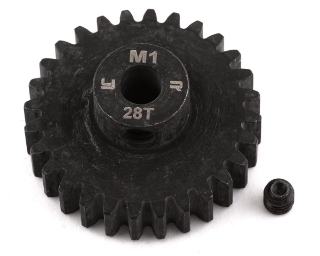 Picture of Yeah Racing Hardened Steel Mod 1 Pinion Gear (5mm Bore) (28T)