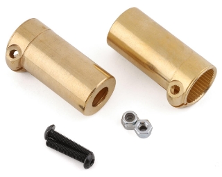 Picture of Yeah Racing Axial SCX10 II Brass Left & Right Straight Axle Adapters (2) (27g)