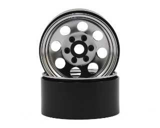 Picture of SSD RC 8 Hole 1.9” Steel Beadlock Wheels (Chrome)