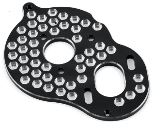 Picture of JConcepts B5M Aluminum "3 Gear" Honeycomb Motor Plate (Black)