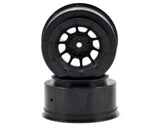 Picture of JConcepts 12mm Hex Hazard Short Course Wheels (Black) (2) (Slash Front)