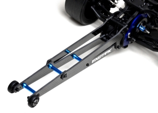Picture of DR10 Adjustable Wheelie Bar Set, 12 Carbon and Alloy