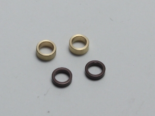 Picture of Kyosho Rear Hub Crush Tube & Axle Spacers (Gunmetal)