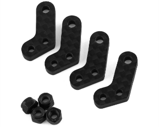 Picture of Team Associated Apex2 Factory Team Carbon Fiber Steering Arms (4)